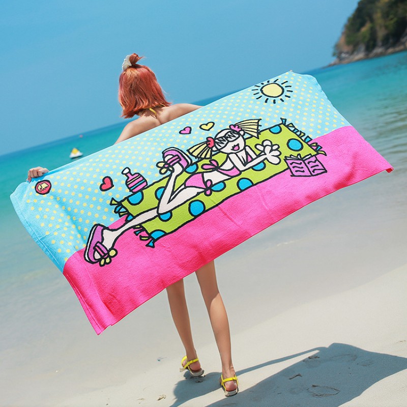 Shark And Fish Themed Beach Towels For Kids 2 Pc Bundle