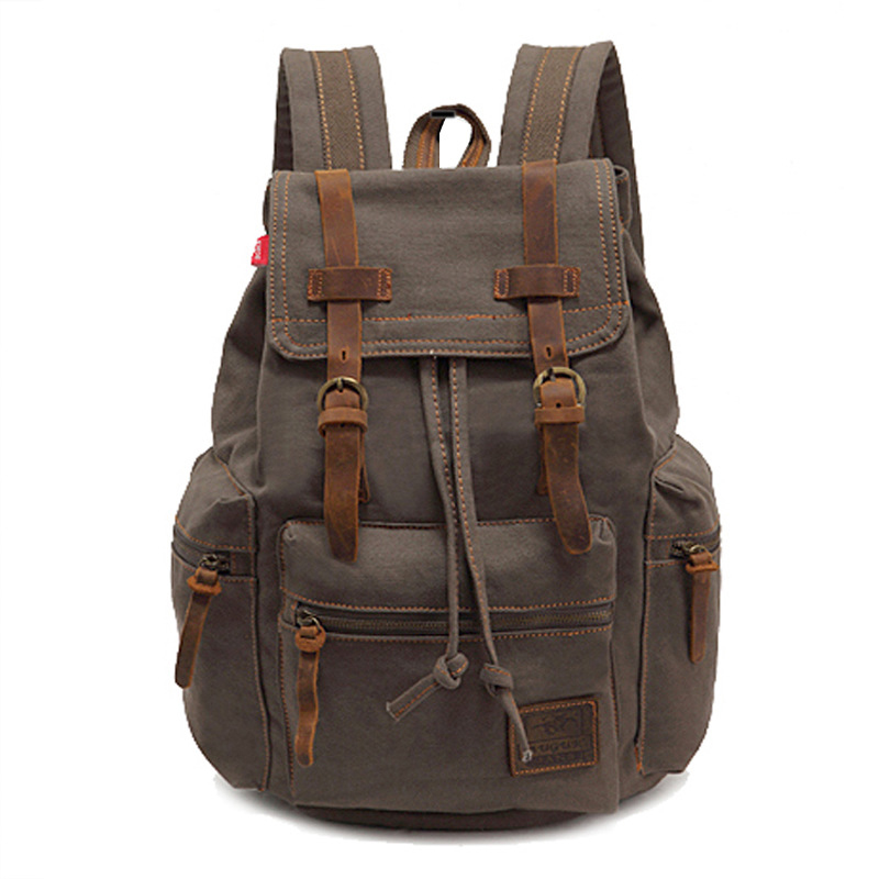 leather hiking backpack